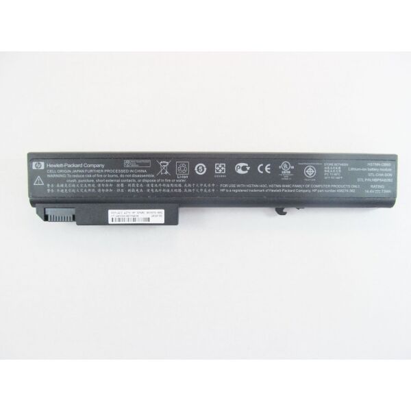 

Батарея для ноутбука HP Elitebook 8530p HSTNN-OB60, 5200mAh (73Wh), 8cell, 14.4V, Li-ion, черная,