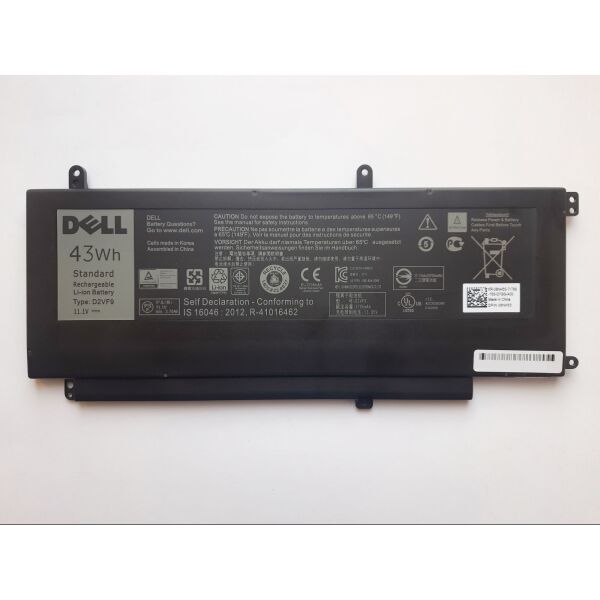 

Батарея для ноутбука Dell Inspiron 15-7547 D2VF9, 43Wh (3705mAh), 3cell, 11.1V, Li-ion, черная,