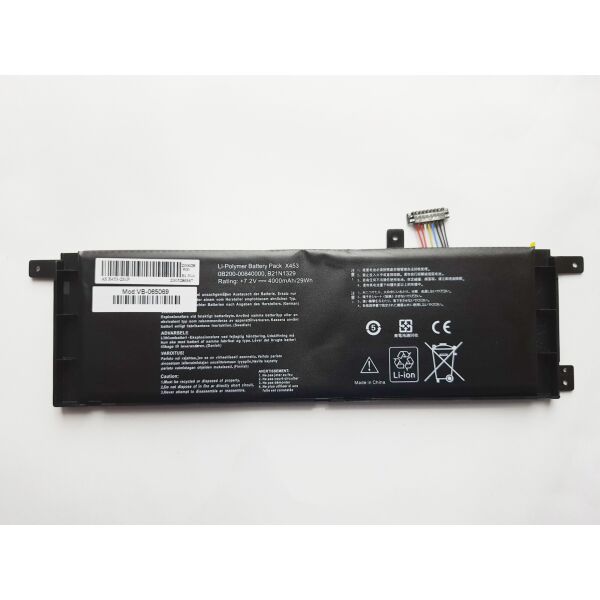 

Батарея для ноутбука Asus X553 B21N1329, 4000mAh (29Wh), 2cell, 7.2V, Li-ion, черная