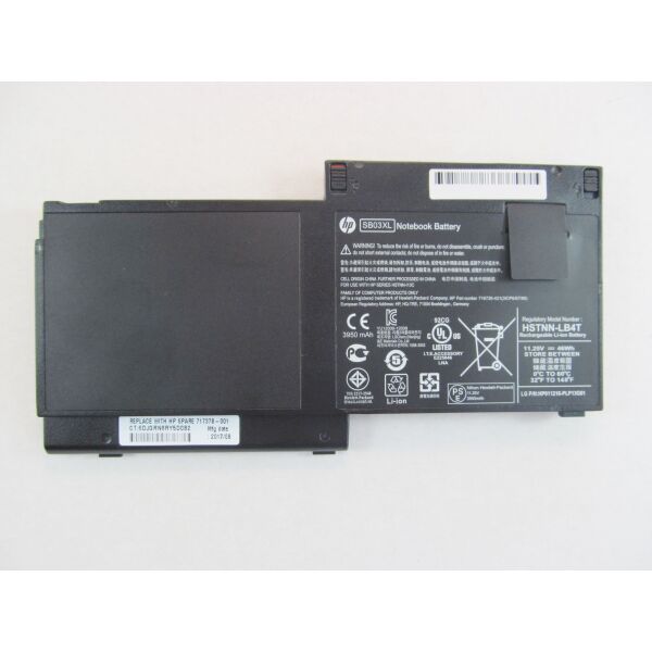 

Батарея для ноутбука HP EliteBook 820 HSTNN-LB4T, 46Wh, 6cell, 11.25V, Li-ion, черная,