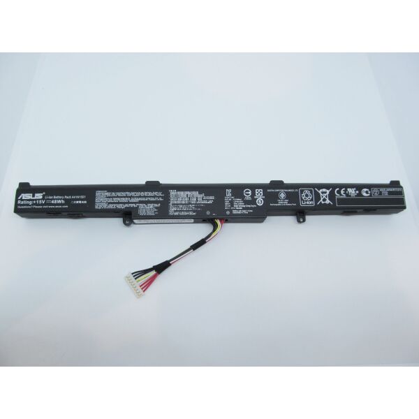 

Батарея для ноутбука Asus N552 A41N1501, 3100mAh (48Wh), 4cell, 15V, Li-ion, черная,