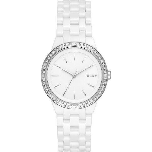 

Часы наручные женские DKNY NY2528 кварцевые, с фианитами, керамические, США