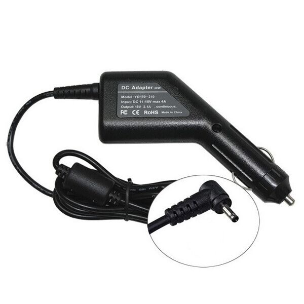 

Блок питания автомобильный Asus 40W 19V, 2.1A, разъем 2.5/0.7 [прикуриватель, 11В - 15В]