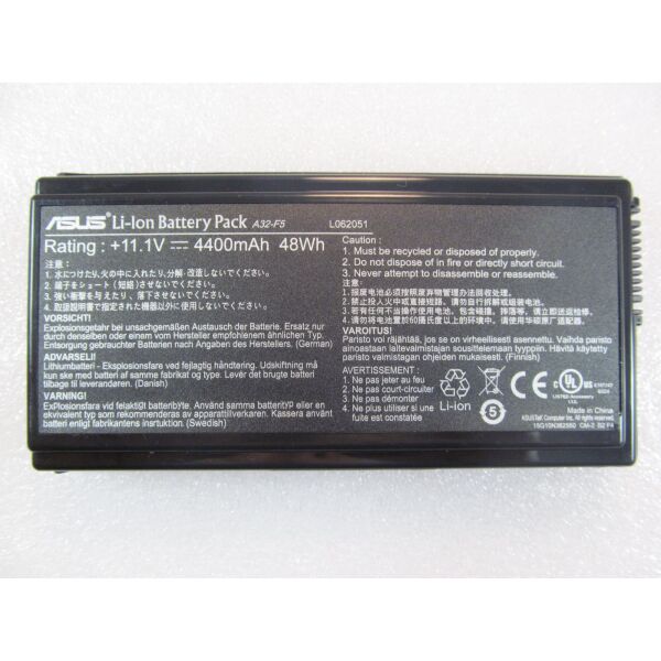 

Батарея для ноутбука Asus A32-F5, 4400mAh, 6cell, 11.1V, Li-ion, черная,