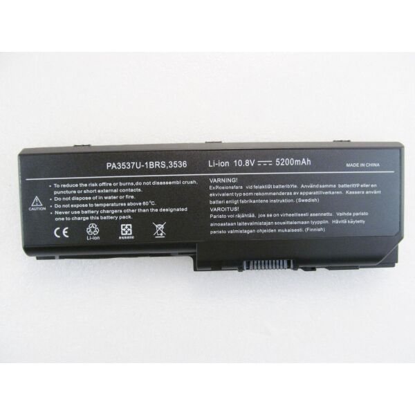 

Батарея для ноутбука Toshiba PA3536U, 5200mAh, 6cell, 10.8V, Li-ion, черная,