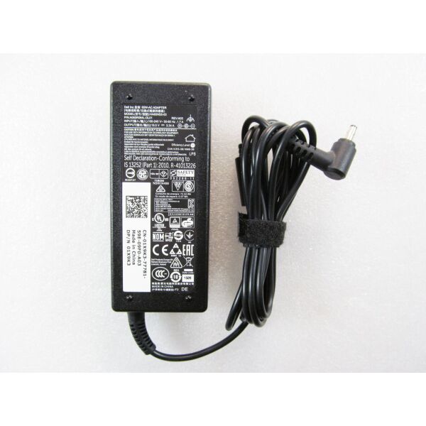 

Блок питания Dell 65W 19.5V, 3.34A, разъем разъем 4.0/1.7 [3-pin]