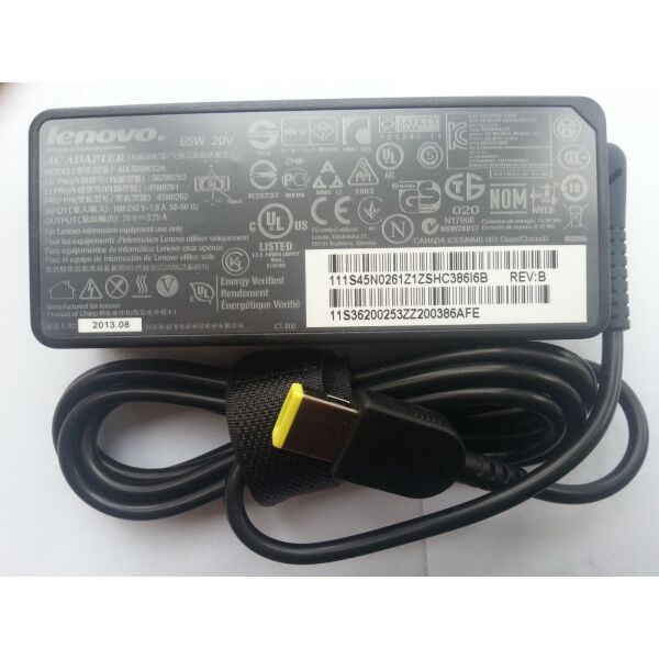 

Блок питания Lenovo 65W ADLX65NCT3A 20V, 3.25A, разъем прямоугольный (pin inside) [3-pin]