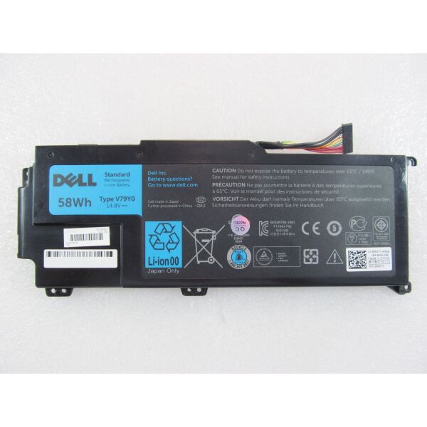 

Батарея для ноутбука Dell XPS 14Z V79Y0, 58Wh (4000mAh), 8cell, 14.8V, Li-Po, черная,