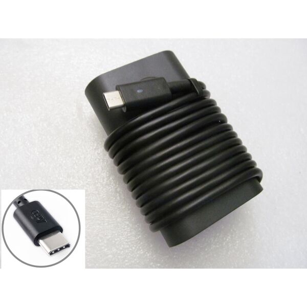 

Блок питания Dell 45W LA45NM150 oval-корпус 20V, 2.25A + 5V, 2A, разъем USB type-C, [3-pin]