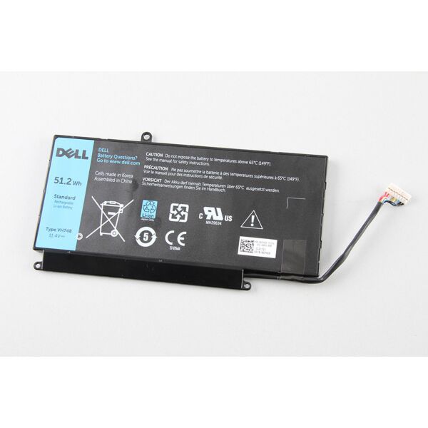 

Батарея для ноутбука Dell Vostro 5470 VH748, 51.2Wh (4240mAh), 6cell, 11.4V, Li-Pol, черная,