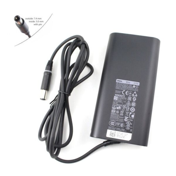 

Блок питания Dell 90W LA90PM130 Oval-корпус 19.5V, 4.62A, разъем 7.4/5.0(pin inside) [3-pin]
