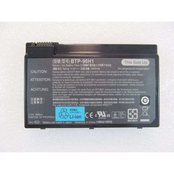 

Батарея для ноутбука Acer BTP-63D1, 4400mAh, 8cell, 14.8V, Li-ion, черная,