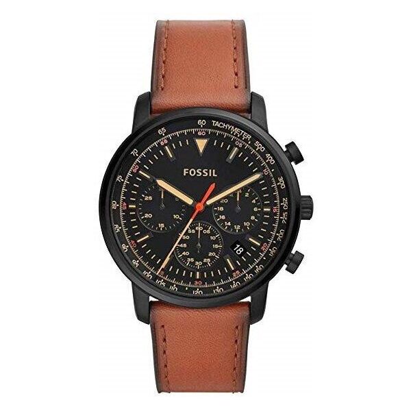 

Часы наручные мужские FOSSIL FS5501 кварцевые, ремешок из кожи, США