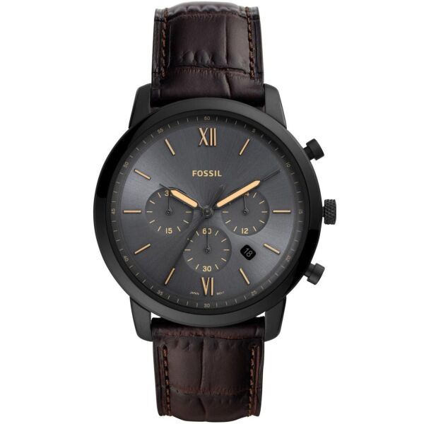 

Часы наручные мужские FOSSIL FS5579 кварцевые, ремешок из кожи, США