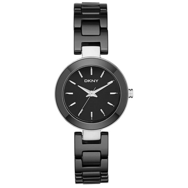 

Часы наручные женские DKNY NY2355 кварцевые, черные, керамический ремешок, США