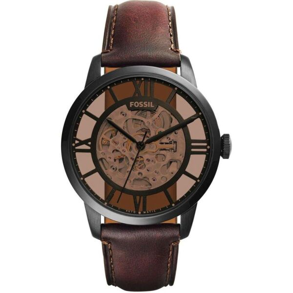 

Часы наручные мужские FOSSIL ME3098 автоподзавод, ремешок из кожи, США
