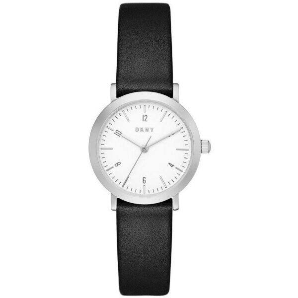 

Часы наручные женские DKNY NY2513 кварцевые на черном кожаном ремешке, США