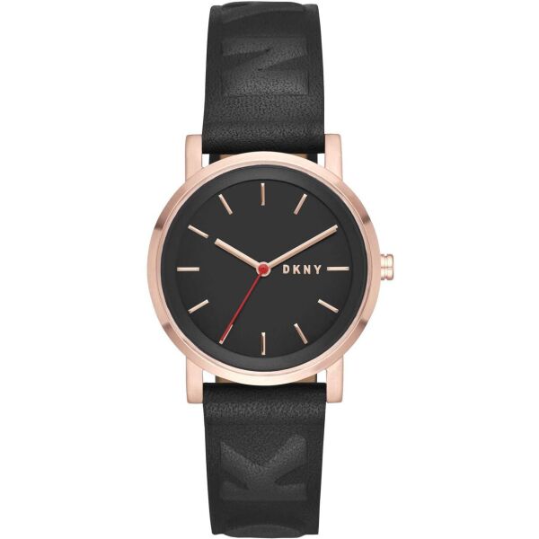 

Часы наручные женские DKNY NY2605 кварцевые, кожаный ремешок с логотипом, США