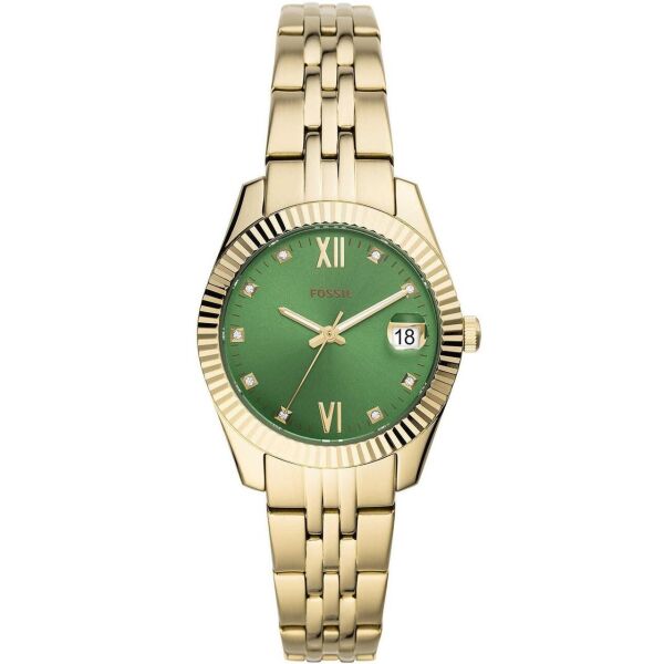 

Часы наручные женские FOSSIL ES4903 кварцевые, на браслете, цвет желтого золота, США