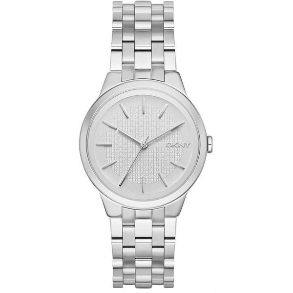 

Часы наручные женские DKNY NY2381 кварцевые, циферблат с мелким узором из логотипа, США