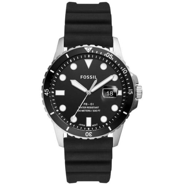 

Часы наручные мужские FOSSIL FS5660 кварцевые, каучуковый ремешок, США