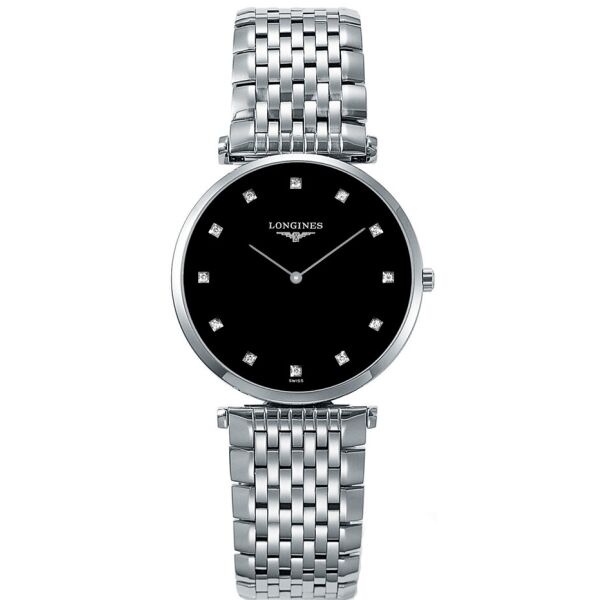 

Часы наручные женские LA GRANDE CLASSIQUE DE LONGINES L4.209.4.58.6 на браслете, кварц, 12 бриллиантов