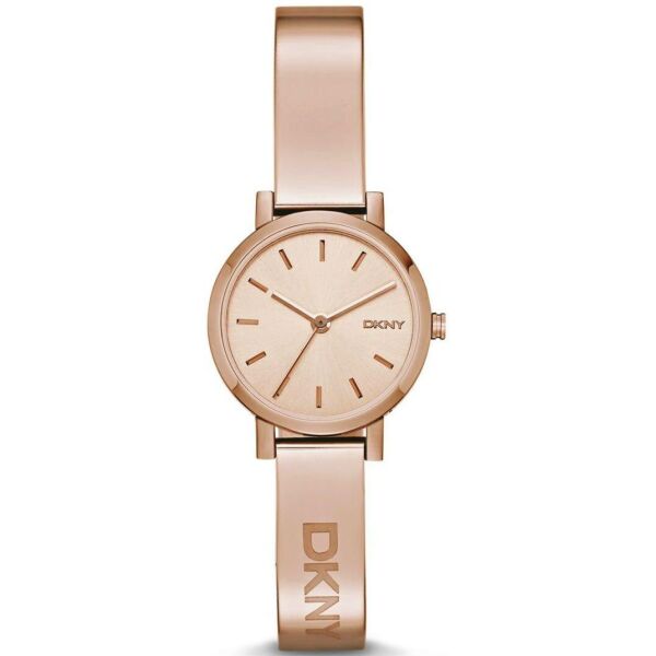 

Часы наручные женские DKNY NY2308 кварцевые, на браслете, цвет розового золота, США
