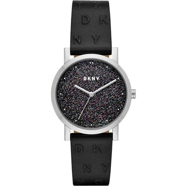 

Часы наручные женские DKNY NY2775 кварцевые, с фианитами, кожаный ремешок, США
