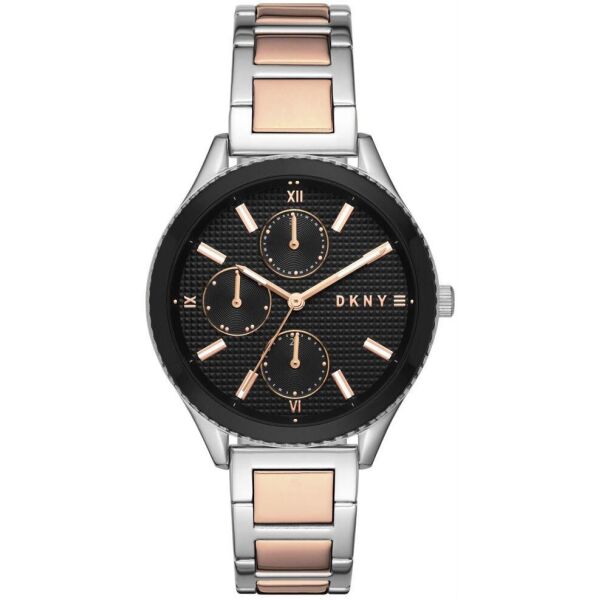 

Часы наручные женские DKNY NY2659 кварцевые биколорные с датой и днем недели, США