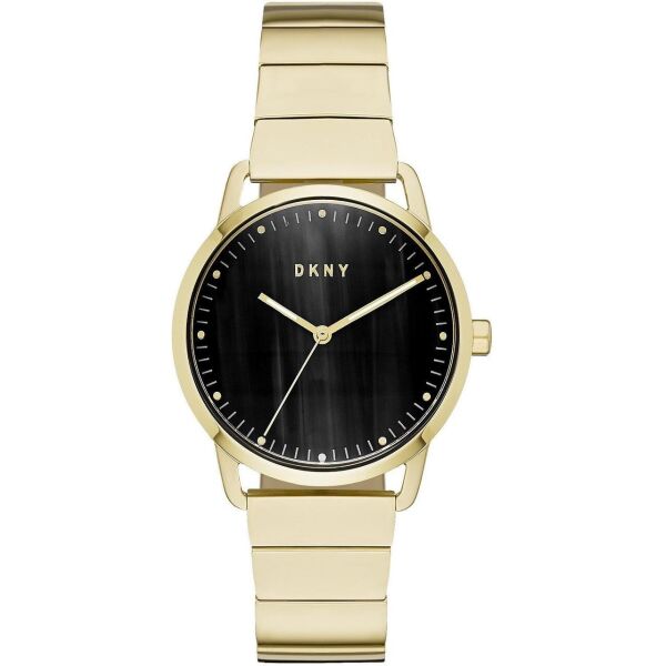

Часы наручные женские DKNY NY2756 кварцевые на браслете, цвет желтого золота, США