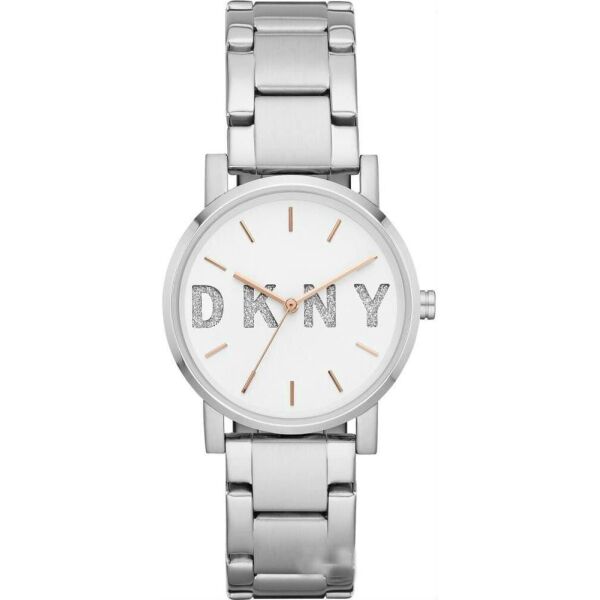 

Часы наручные женские DKNY NY2681 кварцевые на серебристом браслете, США