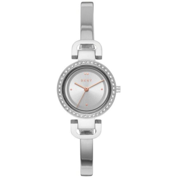 

Часы наручные женские DKNY NY2861 кварцевые, с фианитами, серебристые, США