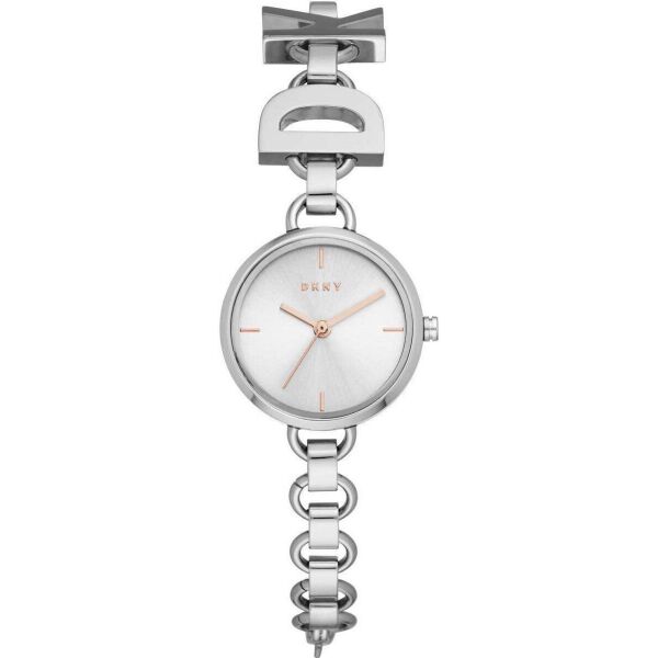 

Часы наручные женские DKNY NY2828 кварцевые, декоративный браслет, серебристые, США