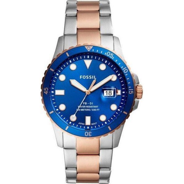 

Часы наручные мужские FOSSIL FS5654 кварцевые, на браслете, США