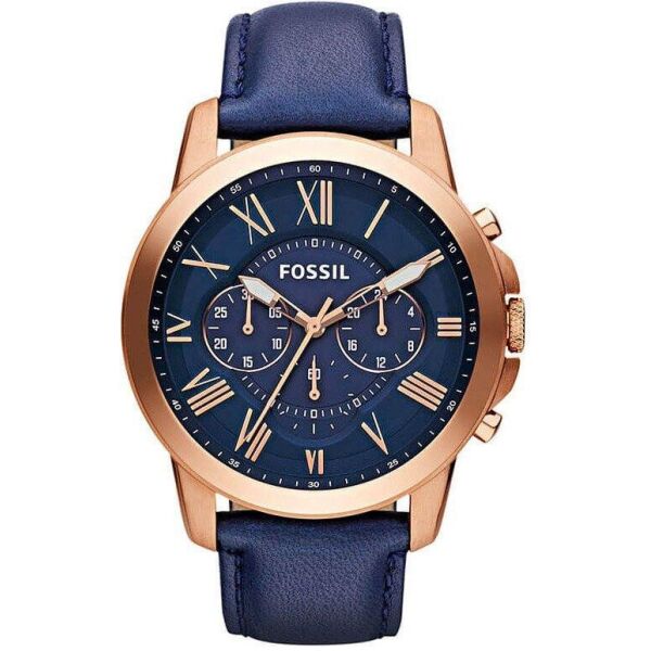 

Часы наручные мужские FOSSIL FS4835 кварцевые, ремешок из кожи, США