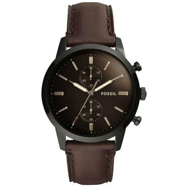 

Часы наручные мужски FOSSIL FS5437 кварцевые, ремешок из кожи, США