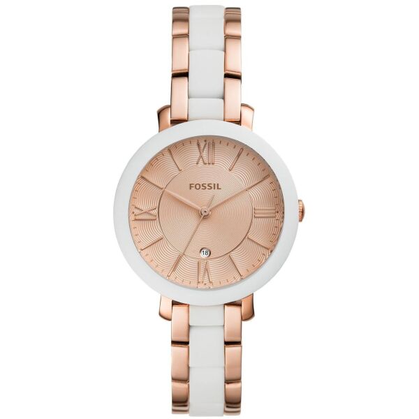 

Часы наручные женские FOSSIL ES4588 кварцевые, на браслете, цвет розовое золото, США