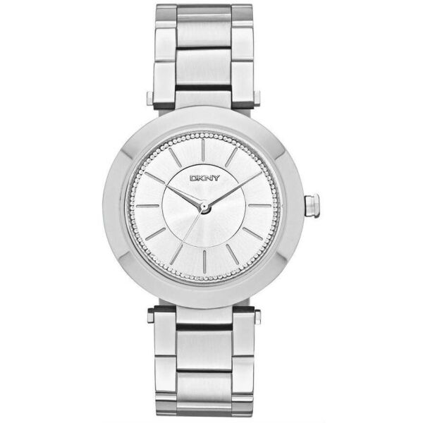 

Часы наручные женские DKNY NY2285 кварцевые, на браслете, серебристые, США