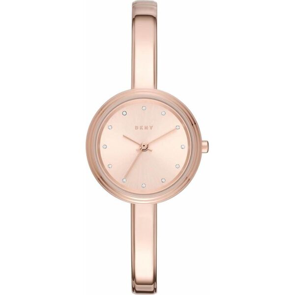 

Часы наручные женские DKNY NY2600 кварцевые на браслете, цвет розового золота, США