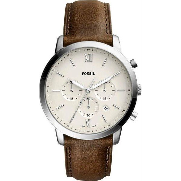 

Часы наручные мужские FOSSIL FS5380 кварцевые, ремешок из кожи, США