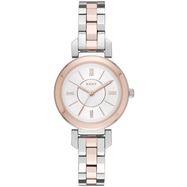 

Часы наручные женские DKNY NY2593 кварцевые, сталь, серебристо-розовые, США