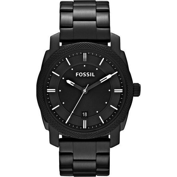 

Часы наручные мужские FOSSIL FS4775 кварцевые, на браслете, черные, США