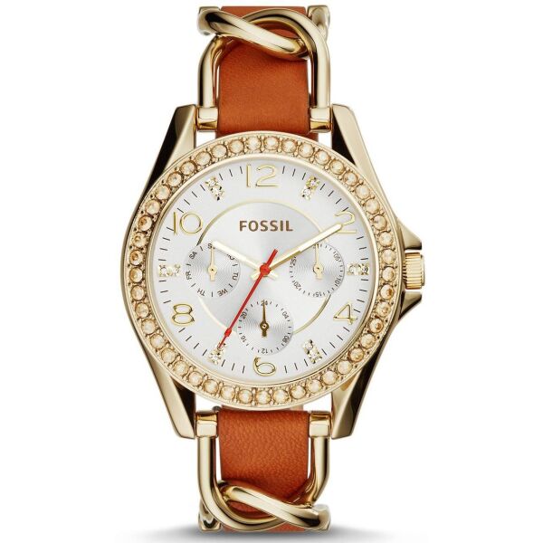 

Часы наручные женские FOSSIL ES3723 кварцевые, кожаный ремешок, США