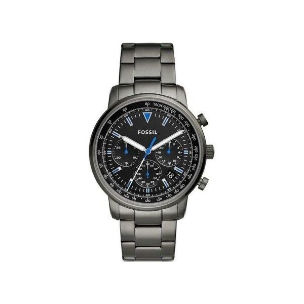 

Часы наручные мужские FOSSIL FS5518 кварцевые, на браслете, черные, США