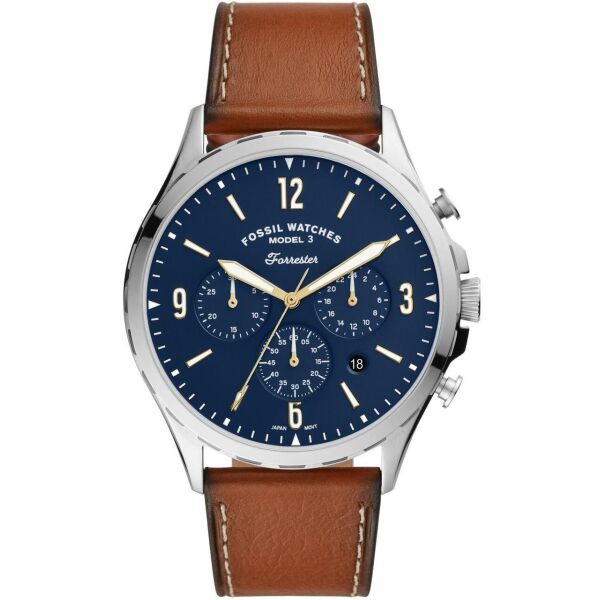

Часы наручные мужские FOSSIL FS5607 кварцевые, ремешок из кожи, США