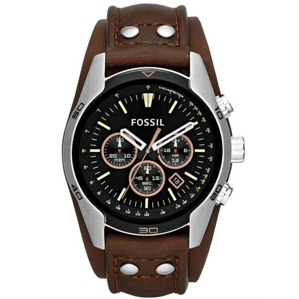 

Часы наручные мужские FOSSIL CH2891 кварцевые, ремешок из кожи, США