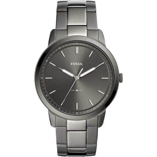 

Часы наручные мужские FOSSIL FS5459 кварцевые, на браслете, серые, США