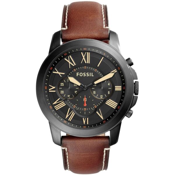 

Часы наручные мужские FOSSIL FS5241 кварцевые, ремешок из кожи, США