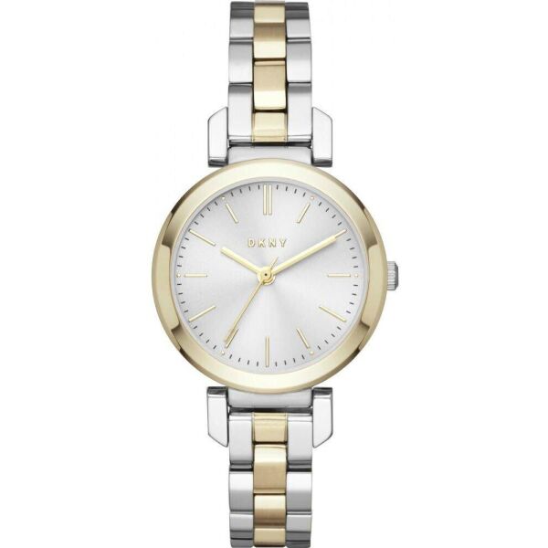 

Часы наручные женские DKNY NY2655 кварцевые на браслете, биколорные, США