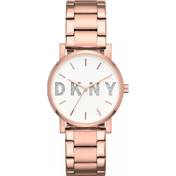 

Часы наручные женские DKNY NY2654 кварцевые на браслете, цвет розового золота, США